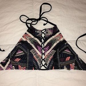 Aztec Lace swim top